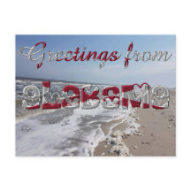 Hälsning från Alabama Statlig flagga Hearts USA