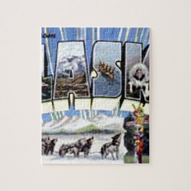 Hälsning från Alaska Pussel (Vertikal)