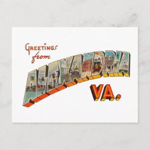 Hälsning från Alexandria Virginia Vykort
