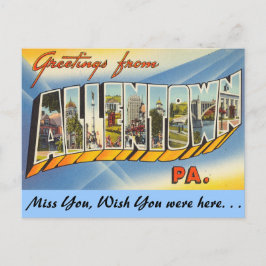 Hälsning från Allentown Vykort