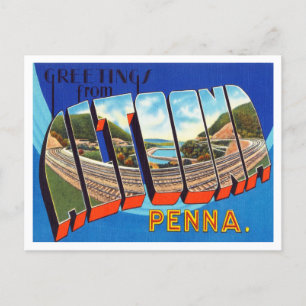 Hälsning från Altoona, Pennsylvania Travel Vykort