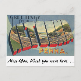 Hälsning från Altoona, Pennsylvania Vykort
