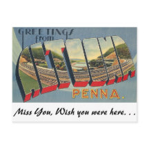 Hälsning från Altoona, Pennsylvania
