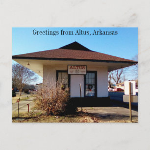Hälsning från Altus, Arkansas Vykort