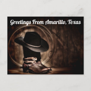 Hälsning från Amarillo, Texas vykort