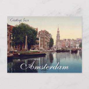 Hälsning från Amsterdams vykort