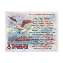 Hälsning från Anchorage - Vattenfärgmålning