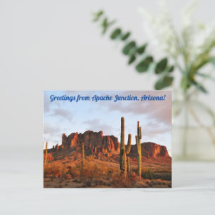 Hälsning från Apache Junction, Arizona vykort