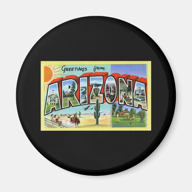 Hälsning från Arizona Magnet (Framsidan)