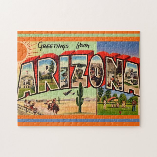 Hälsning från Arizona Pussel (Horisontell)