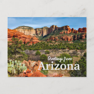 Hälsning från Arizona Scenia Desert-vykort Vykort
