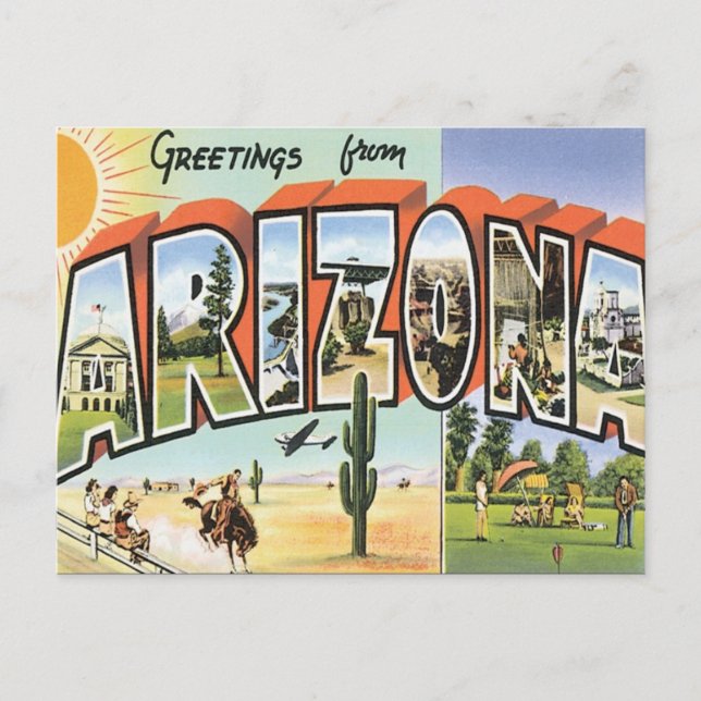 Hälsning från Arizona Vykort (Framsida)