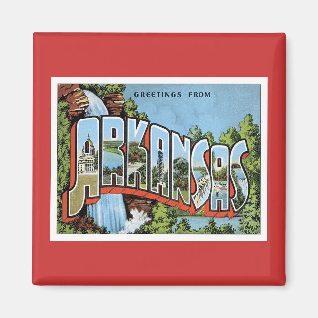 Hälsning från Arkansas Magnet (Framsidan)
