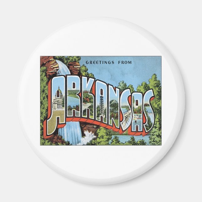 Hälsning från Arkansas Magnet (Framsidan)