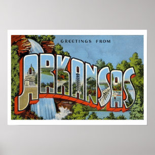 Hälsning från Arkansas Poster