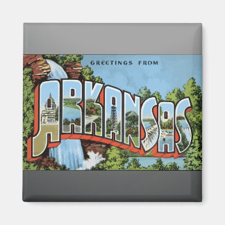 Hälsning från Arkansas, Vintage Magnet