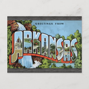 Hälsning från Arkansas, Vintage Vykort