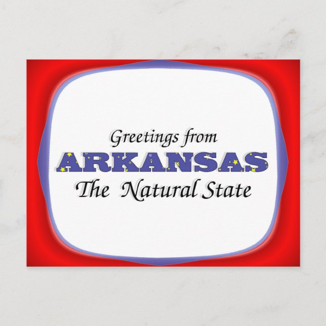 Hälsning från Arkansas Vykort (Framsida)