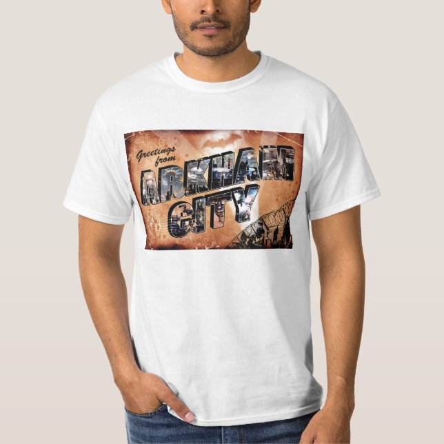Hälsning från Arkham City Tee Shirt (Framsida)
