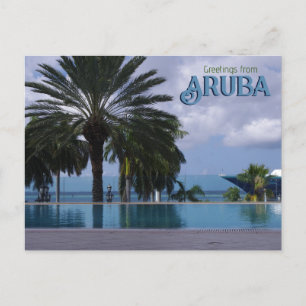 Hälsning från Aruba Cruise Postcard Vykort