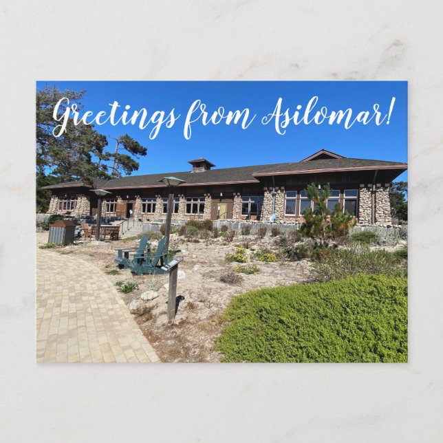 Hälsning från Asien! vykort (Framsida)