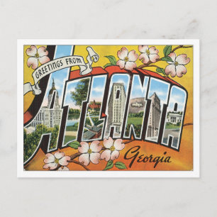 Hälsning från Atlanta Georgia USA vykort