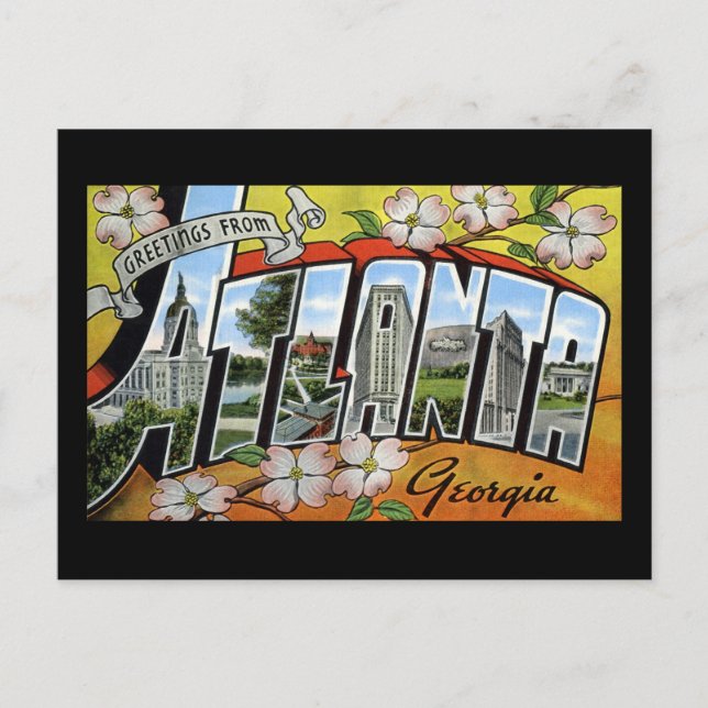 Hälsning från Atlanta Georgia Vykort (Framsida)