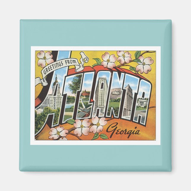 Hälsning från Atlanta Magnet (Framsidan)