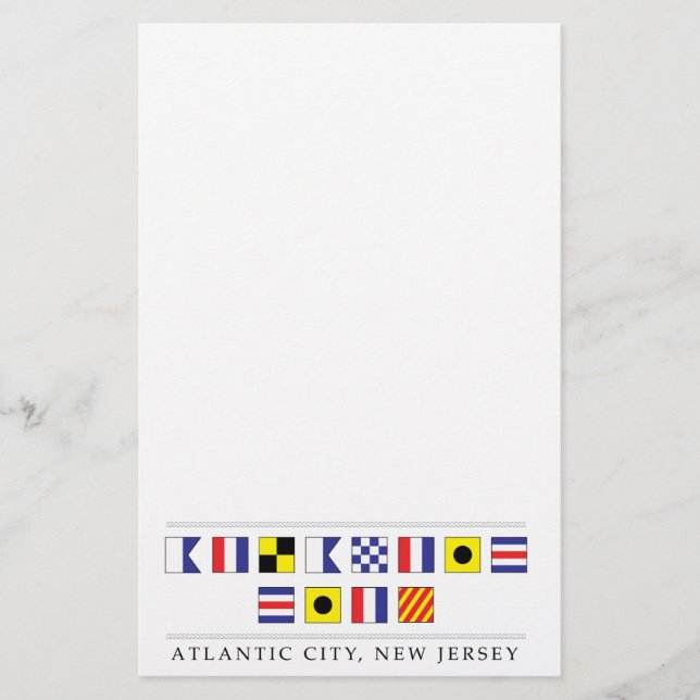 Hälsning från Atlantic City Brevpapper (Framsida)
