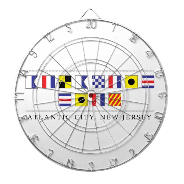 Hälsning från Atlantic City Darttavla (Framsidan)