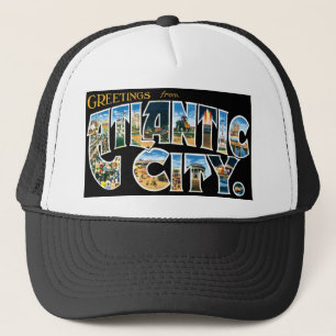 Hälsning från Atlantic City Truckerkeps