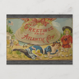 Hälsning från Atlantic City, Vintage Vykort