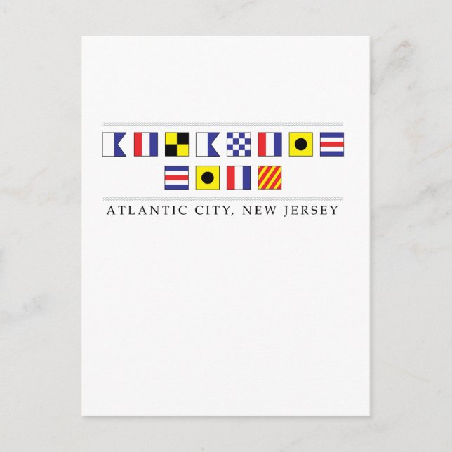 Hälsning från Atlantic City Vykort (Framsida)
