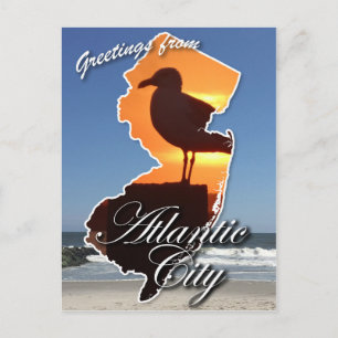 Hälsning från Atlantic City Vykort
