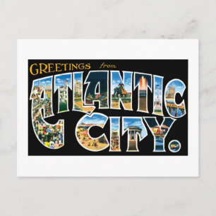 Hälsning från Atlantic City! Vykort