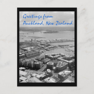Hälsning från Auckland, Nya Zeeland Vykort