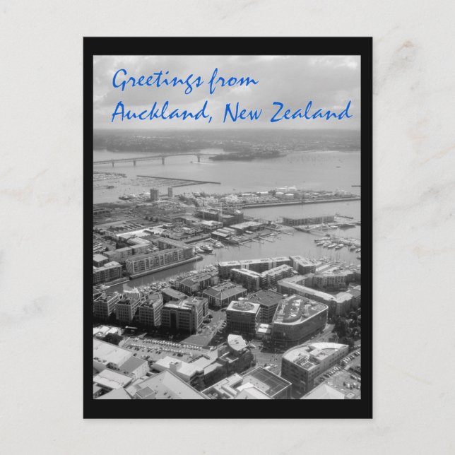 Hälsning från Auckland, Nya Zeeland Vykort (Framsida)
