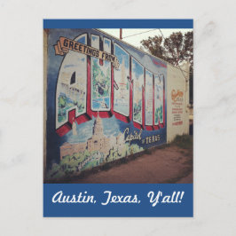 Hälsning från Austin Texas Vykort