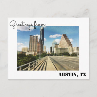 Hälsning från Austin, Texas vykort