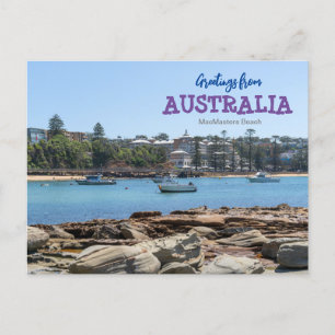 Hälsning från Australien MacMasters Beach-vykort Vykort