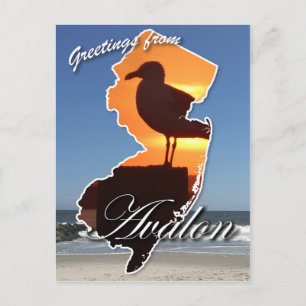 Hälsning från Avalon Vykort
