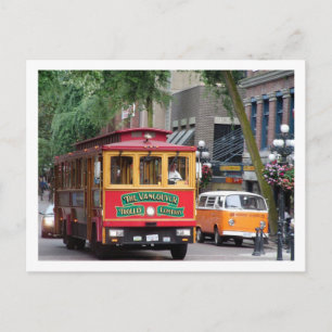 Hälsning från B.C Canada/Vancouver Trolley Vykort