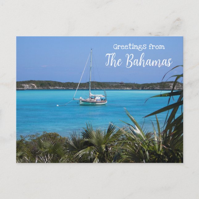 Hälsning från Bahamas-vykort Vykort (Framsida)