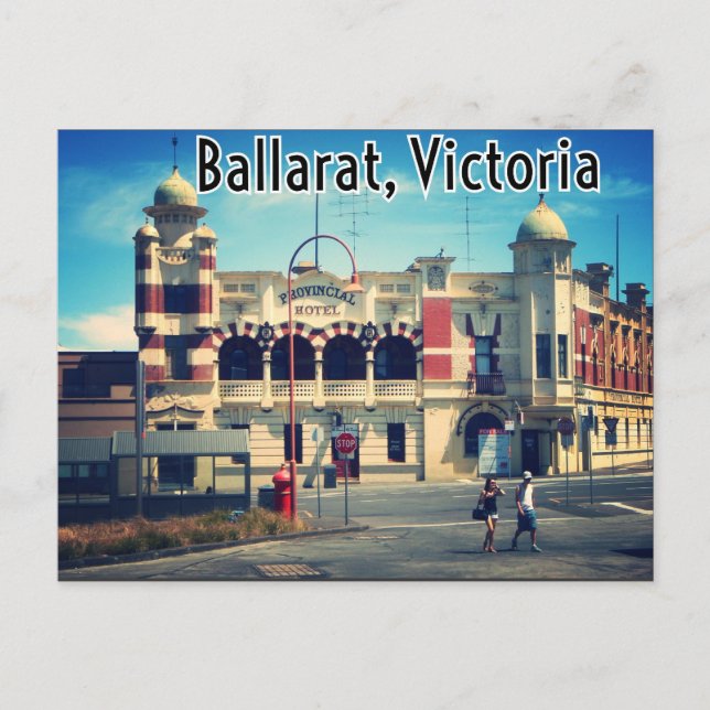 Hälsning från Ballarat Victoria Vykort (Framsida)