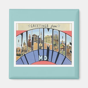 Hälsning från Baltimore Maryland Magnet