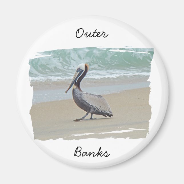 Hälsning från Banker OBX NC Magnet (Framsidan)
