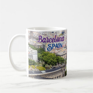 Hälsning från Barcelona-Spanien-kaffe Mugg