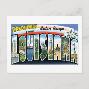 Hälsning från Baton Rouge, Louisiana Vykort