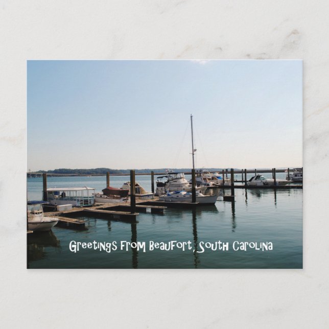 Hälsning från Beaufort, SC Vykort (Framsida)