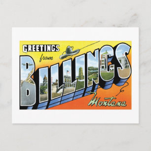 Hälsning från Billings, Montana! Vykort